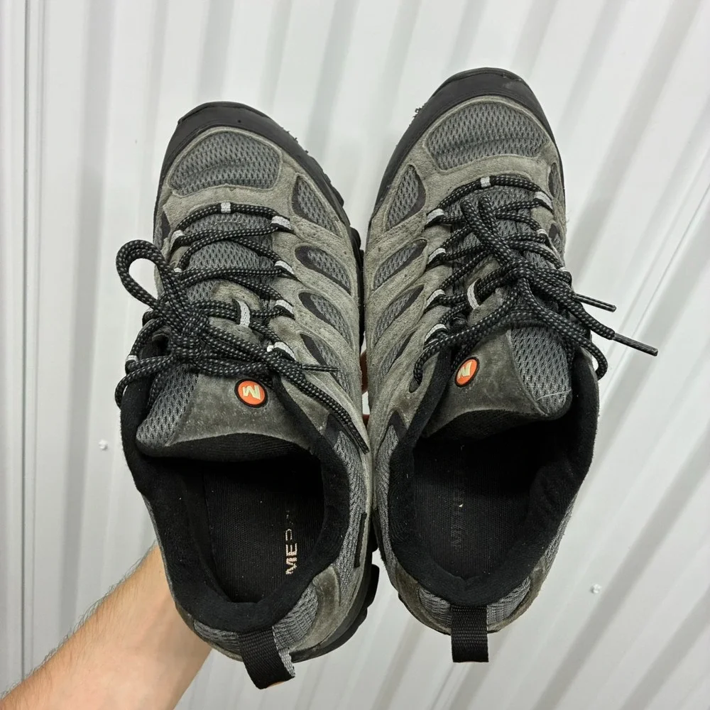 Merrell Moab 3 Waterproof Hiking Shoes Men's Size 12.5 Granite Grey